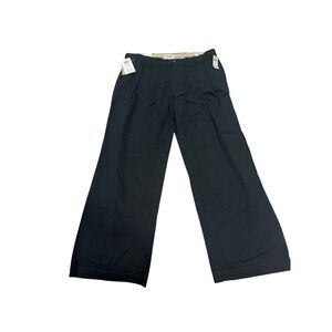JACK JONES JPSTBILL JCARTER WIDE CHINO BLACK PANTS SIZE 36 32